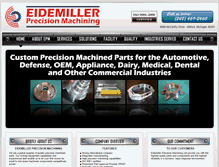 Tablet Screenshot of epmachining.com